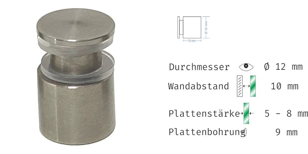 Abstandshalter Wiemerstedt mit Linksgewinde 24