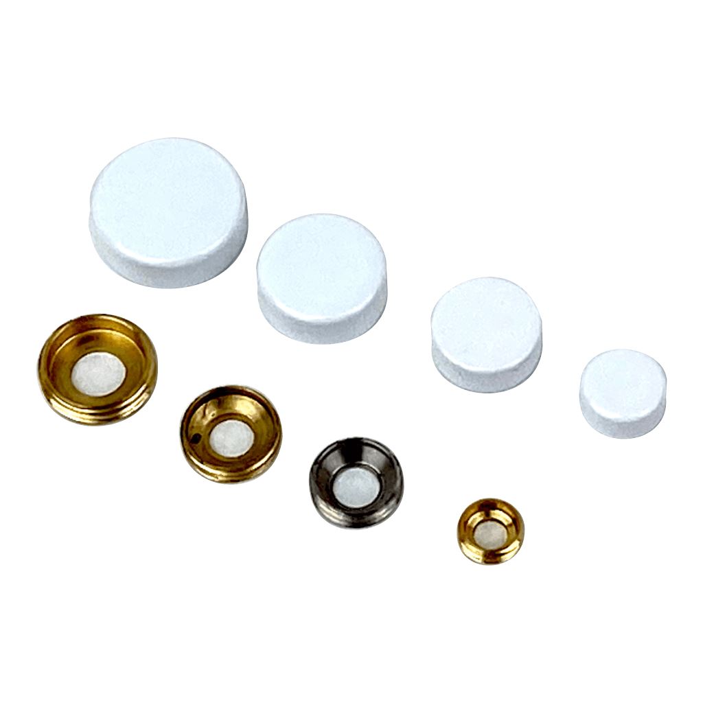 Schraubenkappen weiß Gettorf  1