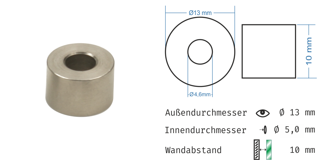 Zeichnung distanzhülsen 14