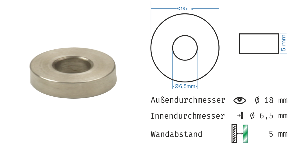 distanzhülsen edelstahl q4r