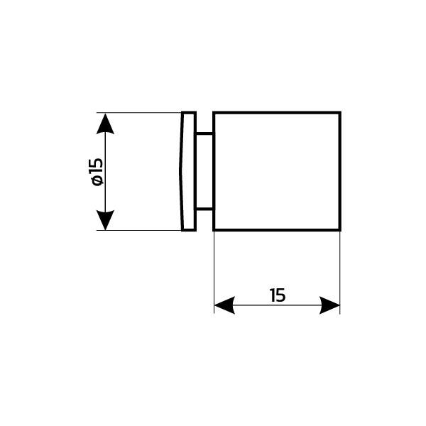Abstandshalter edelstahl fie 144