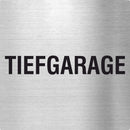 Pikto Tiefgarage Edelstahl Piktogramm Tiefgarage www.abstandshalter-online.com/ 70x70mm 