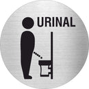 Piktogramme Urinal 1 Edelstahl Piktogramm Urinal 1 www.abstandshalter-online.com/ Ø60mm 