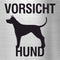 Piktogramm Vorsicht Hund aus Edelstahl Piktogramm Vorsicht Hund www.abstandshalter-online.com/ 70x70mm 