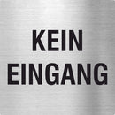 Piktogramm Kein Eingang aus Edelstahl Piktogramm Kein Eingang 
