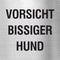 Piktogramm Vorsicht bissiger Hund aus Edelstahl Piktogramm Vorsicht bissiger Hund www.abstandshalter-online.com/ 70x70mm 