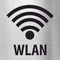 Piktogramm WLAN Pikto und Text aus Edelstahl Piktogramm WLAN Pikto und Text 