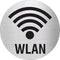 Piktogramm WLAN Pikto und Text aus Edelstahl Piktogramm WLAN Pikto und Text 