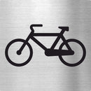 Piktogramm Fahrradkeller aus Edelstahl Piktogramm Fahrradkeller 