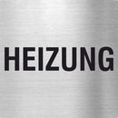 Piktogramm Heizung aus Edelstahl Piktogramm Heizung www.abstandshalter-online.com/ 70x70mm 