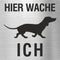 Piktogramm Hier wache ICH aus Edelstahl Piktogramm Hier wache ICH 