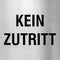 Piktogramm Kein Zutritt aus Edelstahl Piktogramm Kein Zutritt 