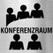 Piktogramm Konferenzraum aus Edelstahl Piktogramm Konferenzraum www.abstandshalter-online.com/ 70x70mm 