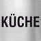 Piktogramm Küche aus Edelstahl Piktogramm Küche www.abstandshalter-online.com/ 70x70mm 