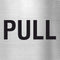 Pikto Pull Edelstahl Piktogramm Pull www.abstandshalter-online.com/ 70x70mm 