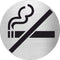 Piktogramm Rauchen verboten aus Edelstahl Piktogramm Raucher verboten www.abstandshalter-online.com