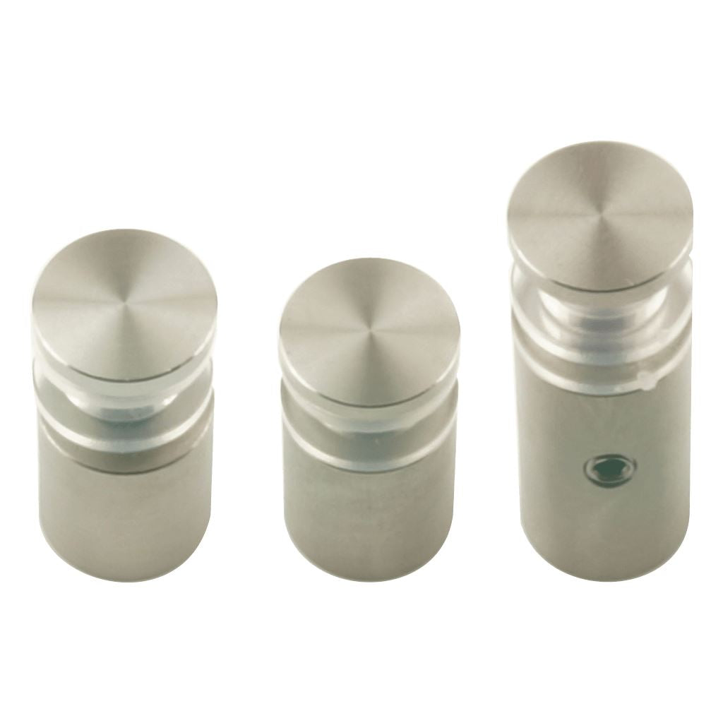 Abstandshalter mit Madenschraube und Linksgewinde M6 - WA: 15 / 25 mm, Ø 13 mm aus Edelstahl - Con Abstandshalter Con Klemmbereich 4-12mm abstandshalter-online.com 