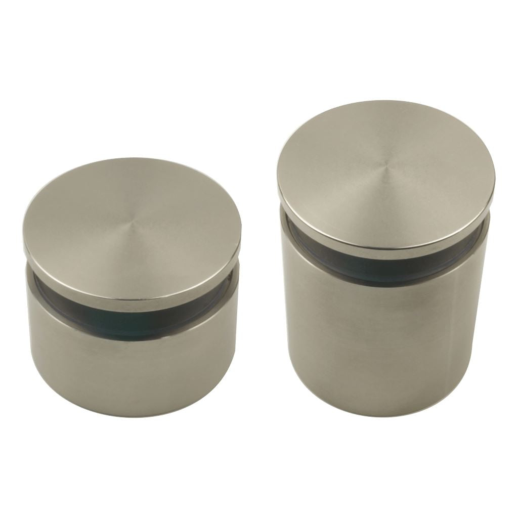 Abstandshalter Mühbrook mit Linksgewinde für 8 - 20 mm Plattenstärke aus Edelstahl Abstandshalter Mühbrook zum Schrauben Klemmbereich 3-18mm abstandshalter-online.com 