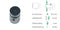 Abstandshalter mit Madenschraube Ø 14 mm, 6 oder 12 mm Plattenstärke, WA: 15/ 25 mm aus Edelstahl - Kiebitzreihe Abstandshalter Kiebitzreihe mit Inbus Klemmbereich 6 oder 12mm abstandshalter-online.com WA 15 | Klemmbereich 6mm Ohne Montagematerial 