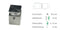 Abstandshalter mit Madenschraube - 15x15 / 25x25 mm WA: 15 / 25 mm aus Edelstahl - Lindau Abstandshalter Lindau mit Inbus Klemmbereich 2-10mm abstandshalter-online.com WA 15 | Klemmbereich 6-10mm Ohne Montagematerial 