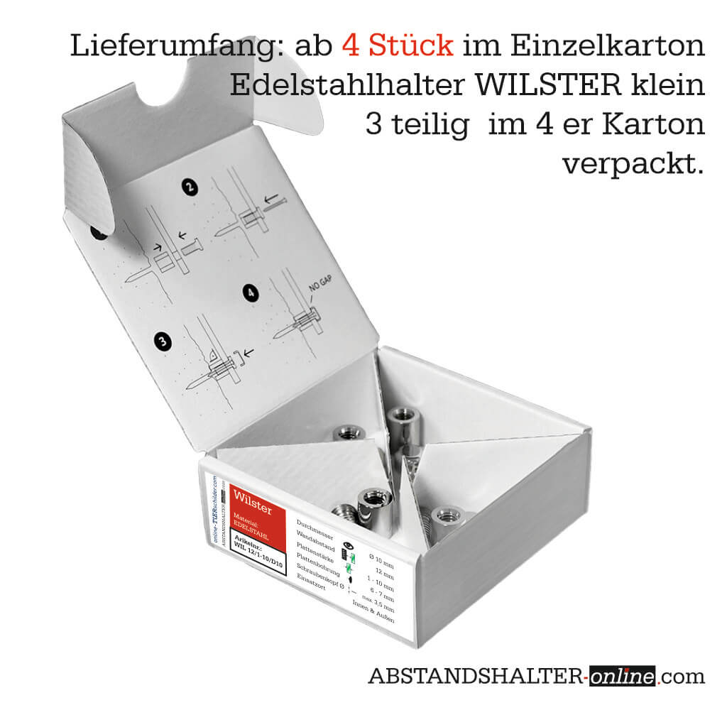 Abstandshalter Wilster mit Linksgewinde 112