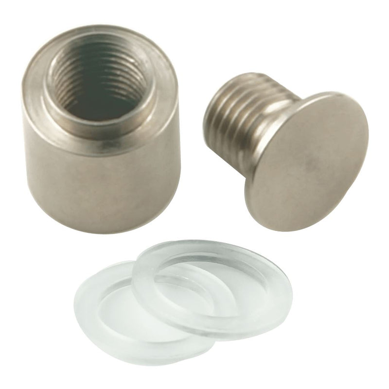 Abstandshalter List mit Linksgewinde Ø 14 mm aus Edelstahl Abstandshalter List zum Schrauben Klemmbereich 3-8mm abstandshalter-online.com 