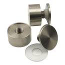 Abstandshalter Mühbrook mit Linksgewinde für 8 - 20 mm Plattenstärke aus Edelstahl Abstandshalter Mühbrook zum Schrauben Klemmbereich 3-18mm abstandshalter-online.com 